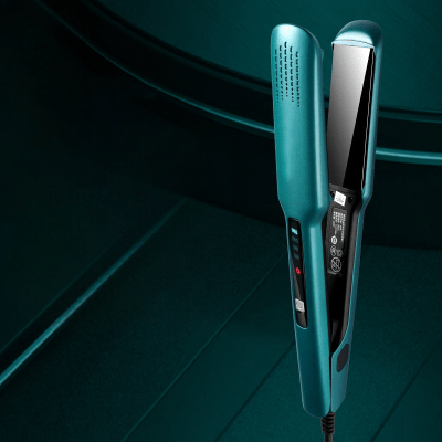 Lisseur Cheveux - HairStraightenerBrushâą - Vert - BIU - T