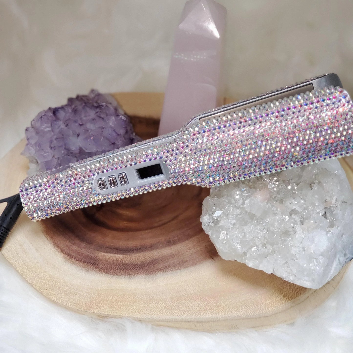 Lisseur Professionnel/ RHINERSTONE™ / Blanc