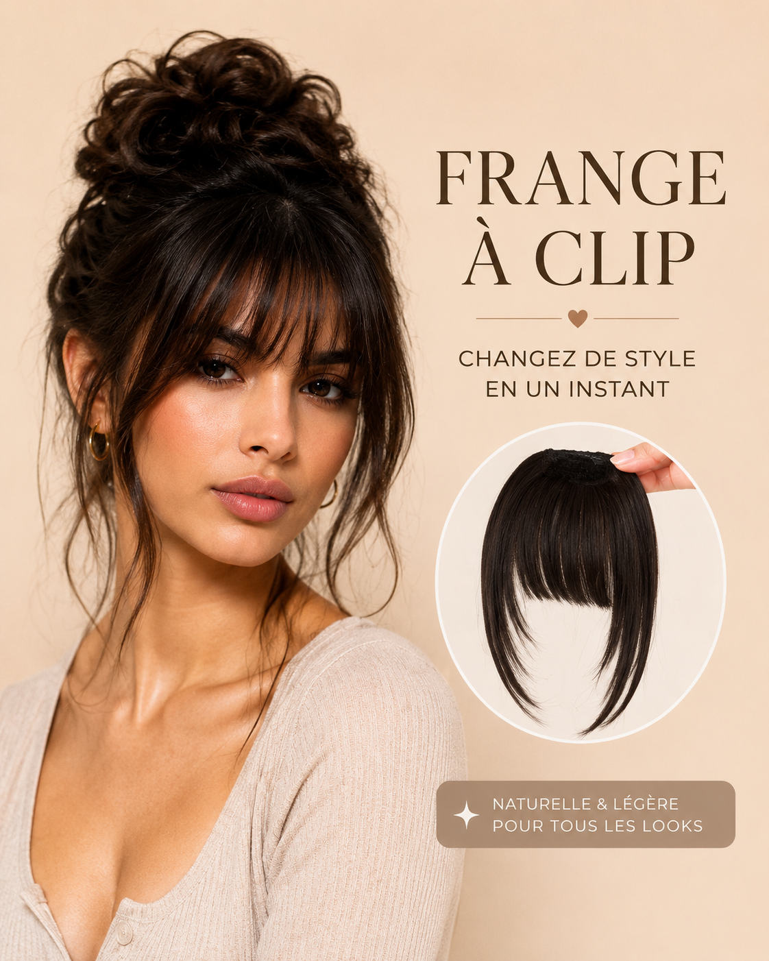 Frange Synthétique Élégance