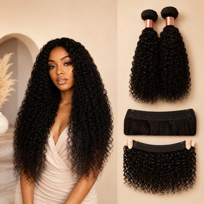 Extensions Cheveux Ondulés et Bouclés Remy