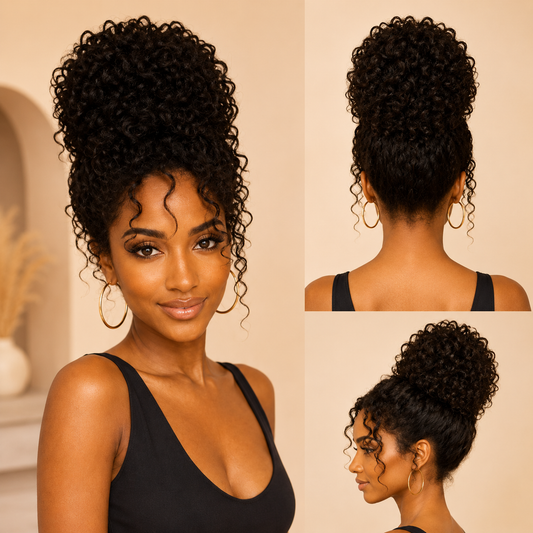Chignon en Cheveux Synthétiques