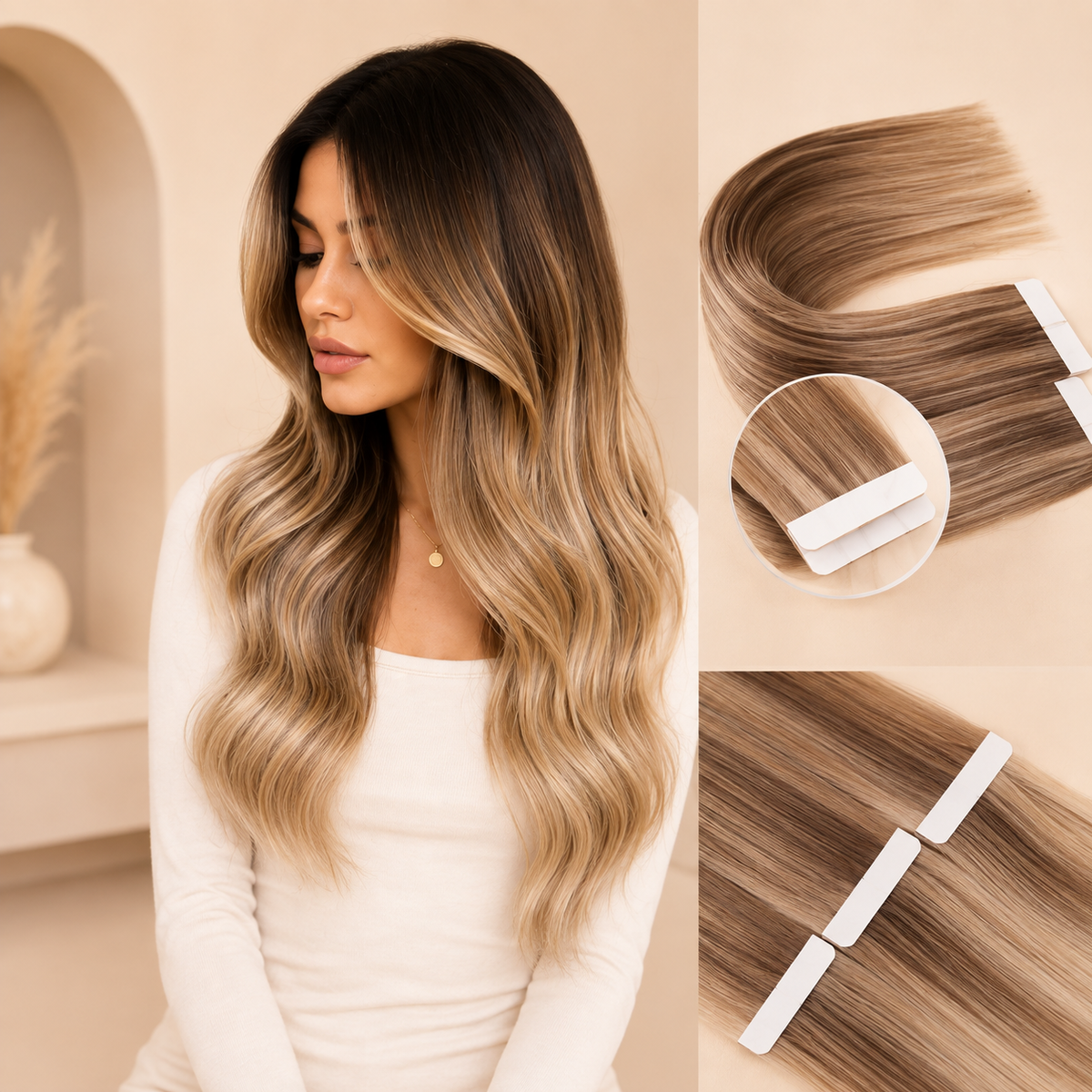 Extensions Cheveux Humains / ANNY 12 mois+