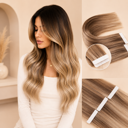 Extensions cheveux humains/ ANNY 12 mois+