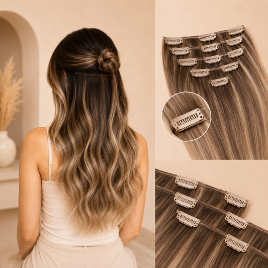 Extensions cheveux humains/ ROMY