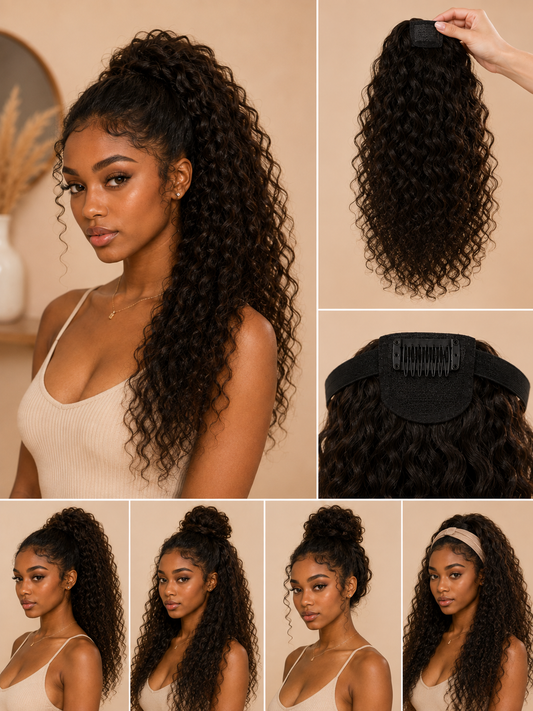 Perruque Cheveux Bouclés Naturels