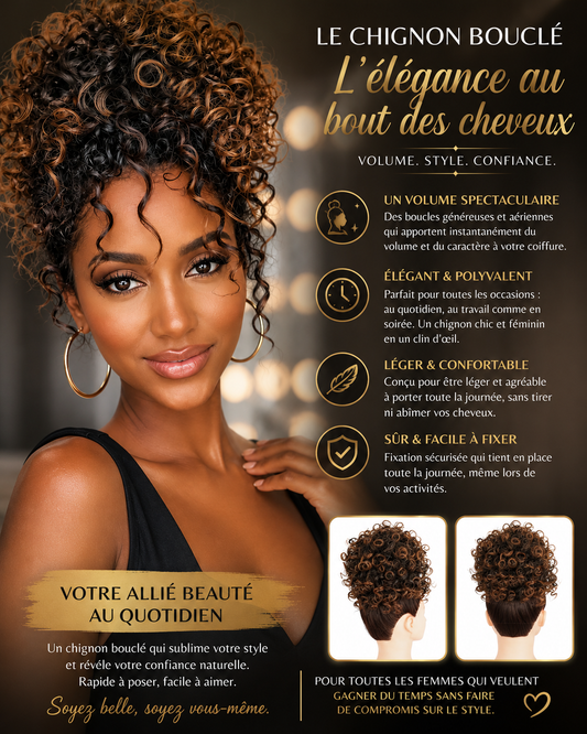 Chignon en Cheveux Synthétiques