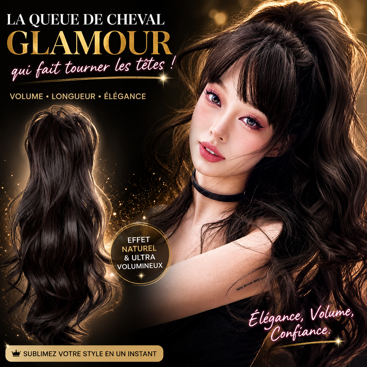 Extensions queue de cheval 30 cm/40
