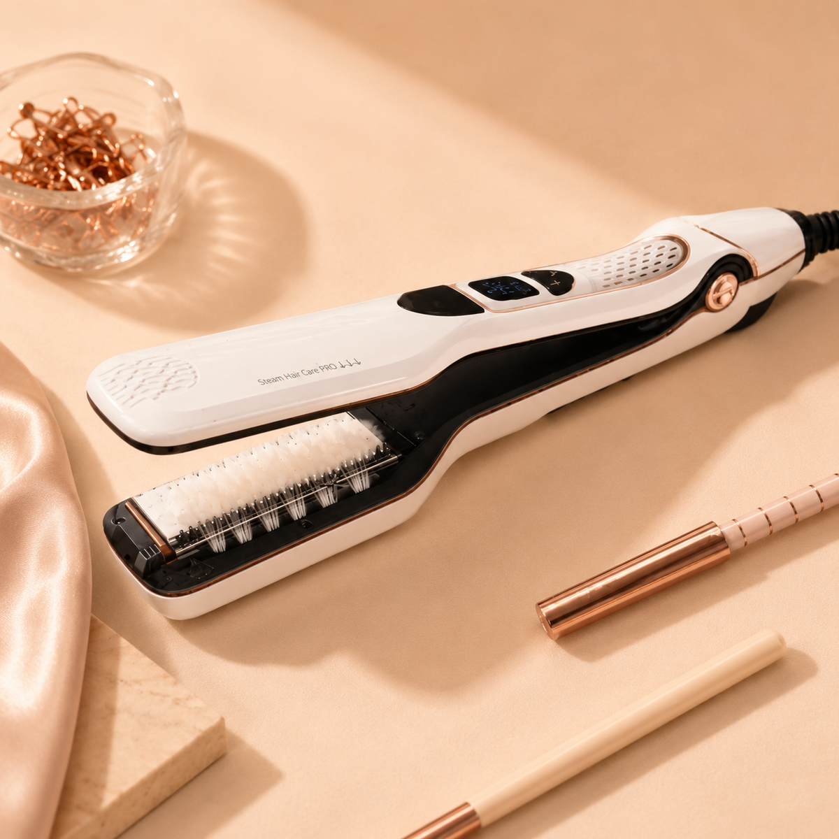 Fer à Lisser Vapeur Salon Elite Pro - Lissage Professionnel