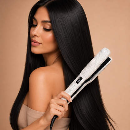 Lisseur Professionnel/ RHINERSTONE™ / Blanc