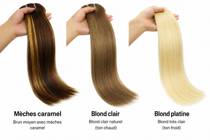 Extensions cheveux humains premium-SOFY
