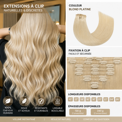 Extensions cheveux humains/ NATHALY