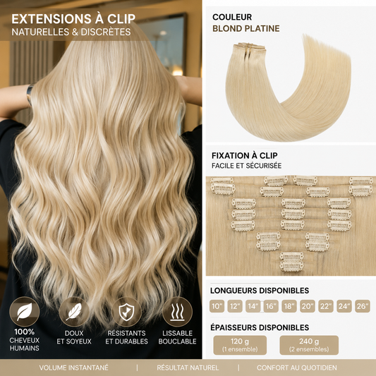 Extensions cheveux humains/ NATHALY