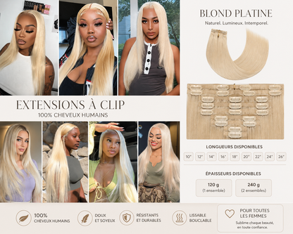 Extensions cheveux humains/ NATHALY