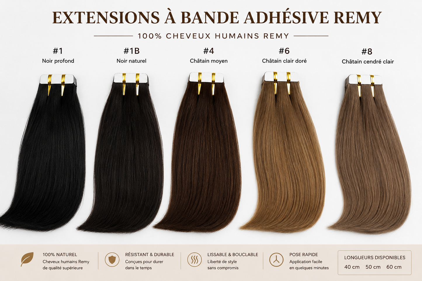 Extensions de Cheveux Humains SURY