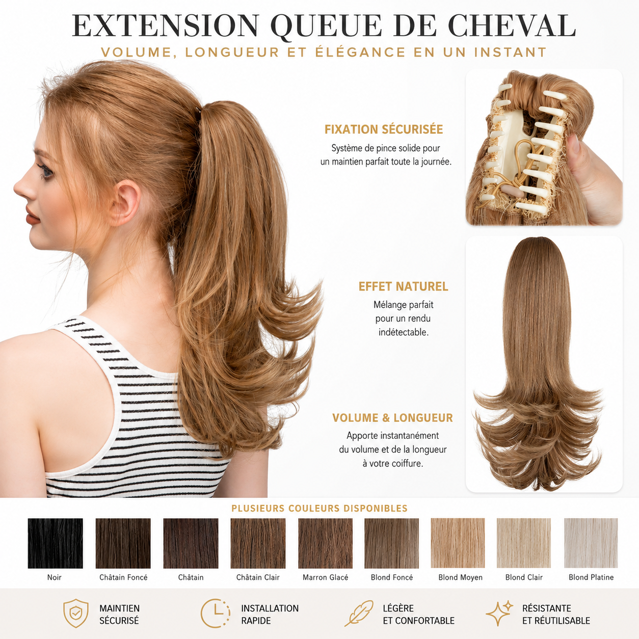 Extension queue de cheval/ NOÉMY