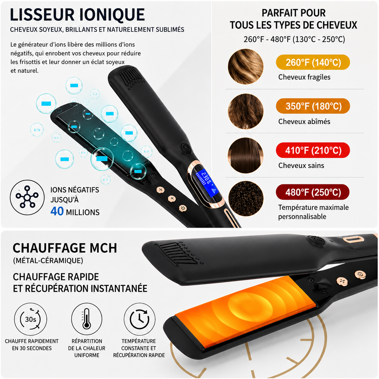 Fer à Lisser SalonPro Titanium