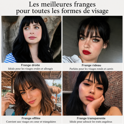 Frange à clipser synthétique