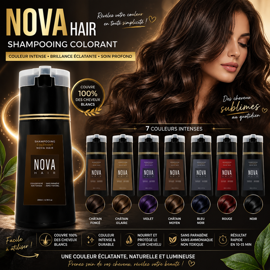 Shampoing Anti-Cheveux Gris NOVA