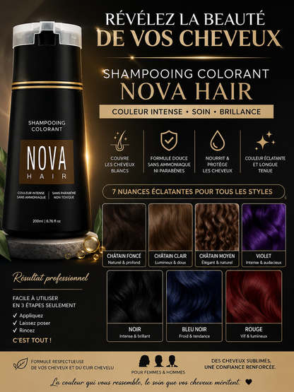 Shampoing Anti-Cheveux Gris NOVA