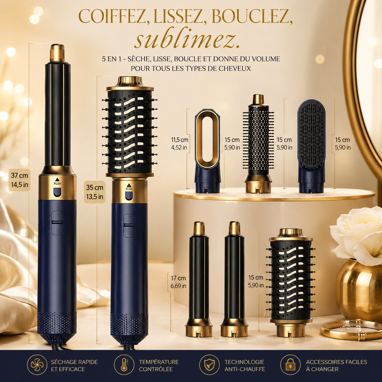 Brosse Multifonction 6-en-1