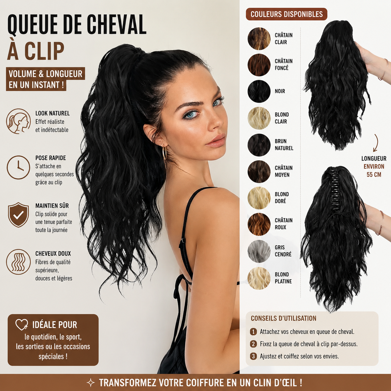 Extension cheveux/ LUCY