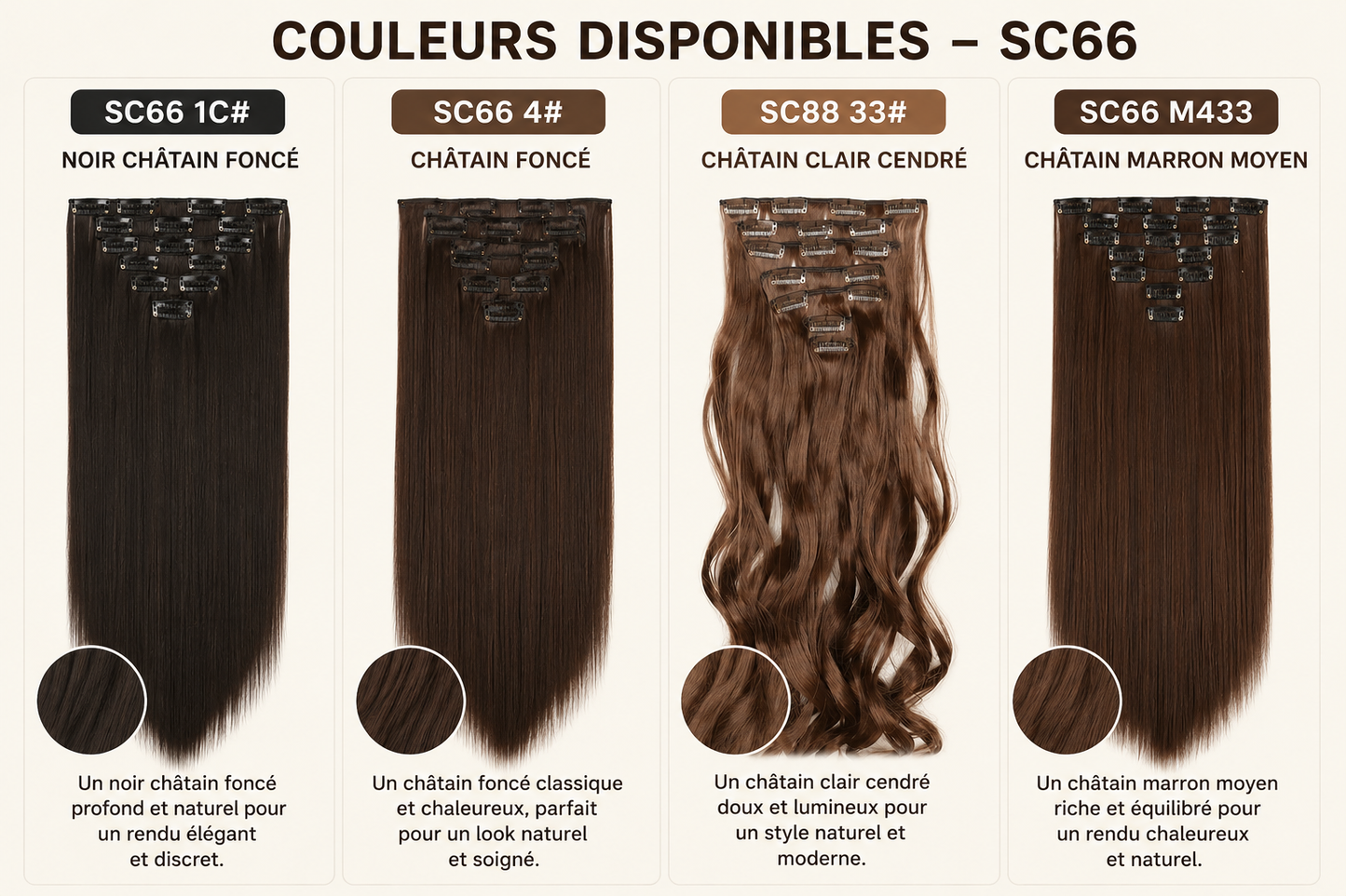 Extension cheveux/ VICTORIA