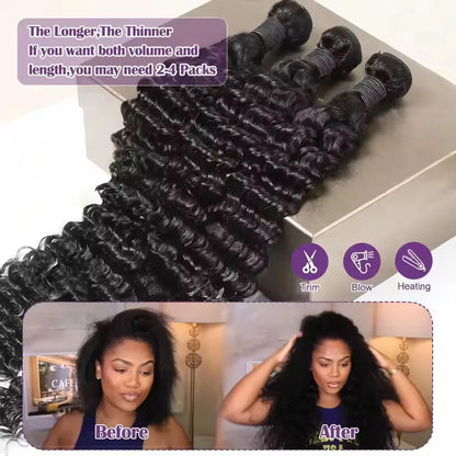 Extensions Cheveux Ondulés et Bouclés Remy