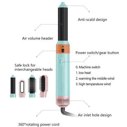 Sèche-cheveux 5 en 1 avec Bigoudis Automatiques | ProStyle