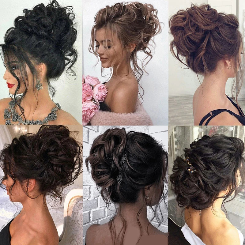 Chignon cheveux humain/ CLEM