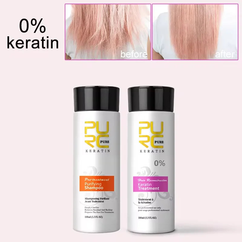 Duo Shampoing & Traitement Lissant à la Kératine PURC