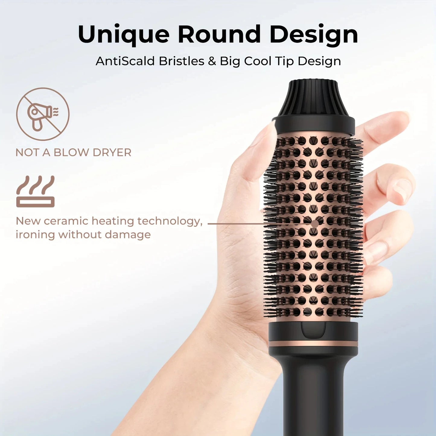 Brosse à cheveux électrique multifonction ionique anti-brûlure | ProStyle