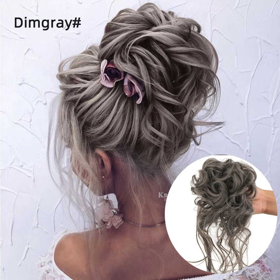 Rebe Human Hair Bun Updo Style