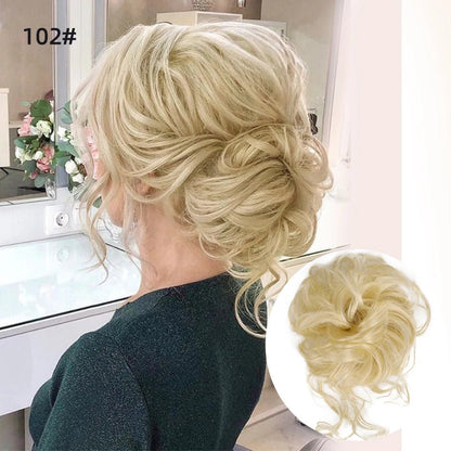 Rebe Human Hair Bun Updo Style
