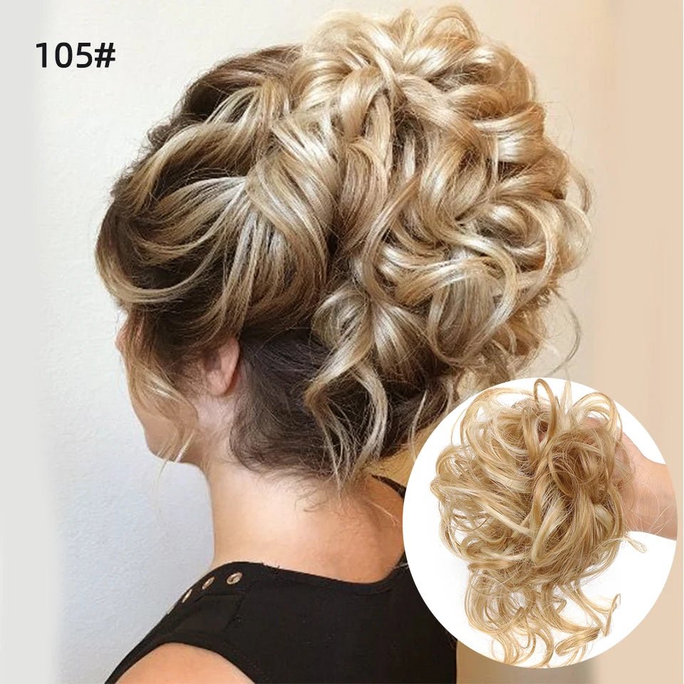 Rebe Human Hair Bun Updo Style