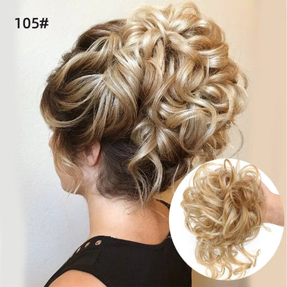 Rebe Human Hair Bun Updo Style