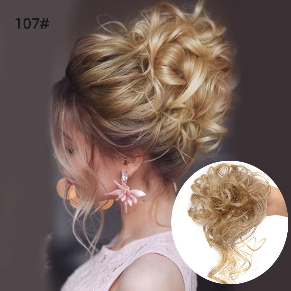 Rebe Human Hair Bun Updo Style