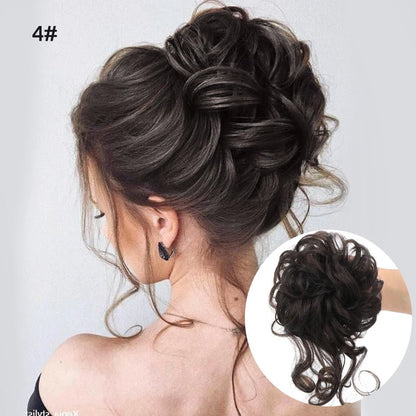 Rebe Human Hair Bun Updo Style