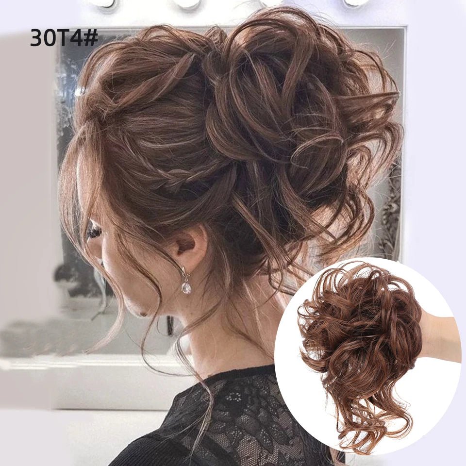 Rebe Human Hair Bun Updo Style