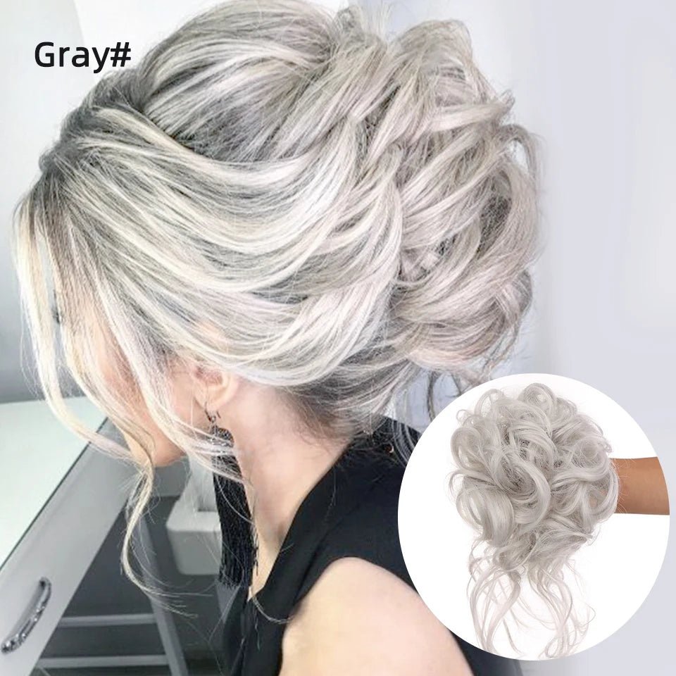 Rebe Human Hair Bun Updo Style