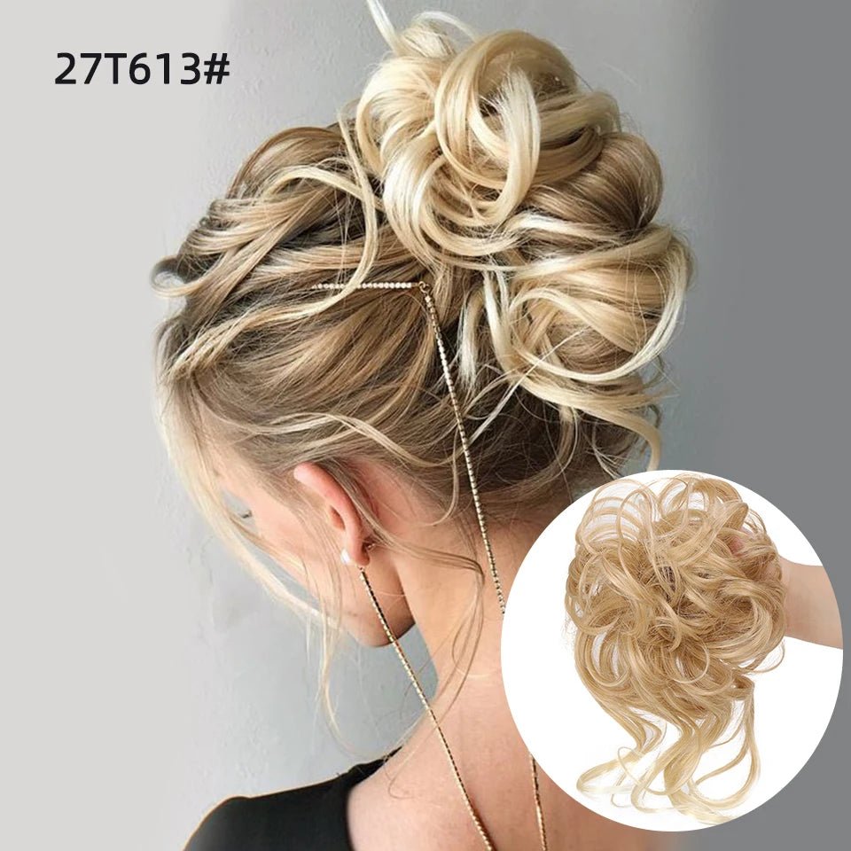 Rebe Human Hair Bun Updo Style