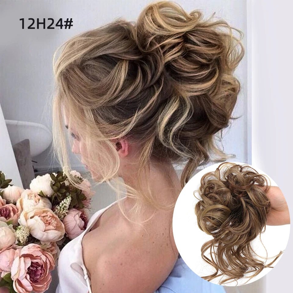 Rebe Human Hair Bun Updo Style