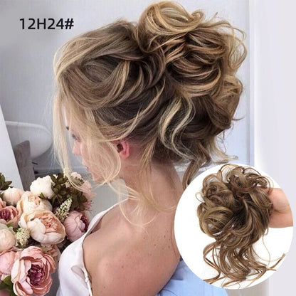 Rebe Human Hair Bun Updo Style