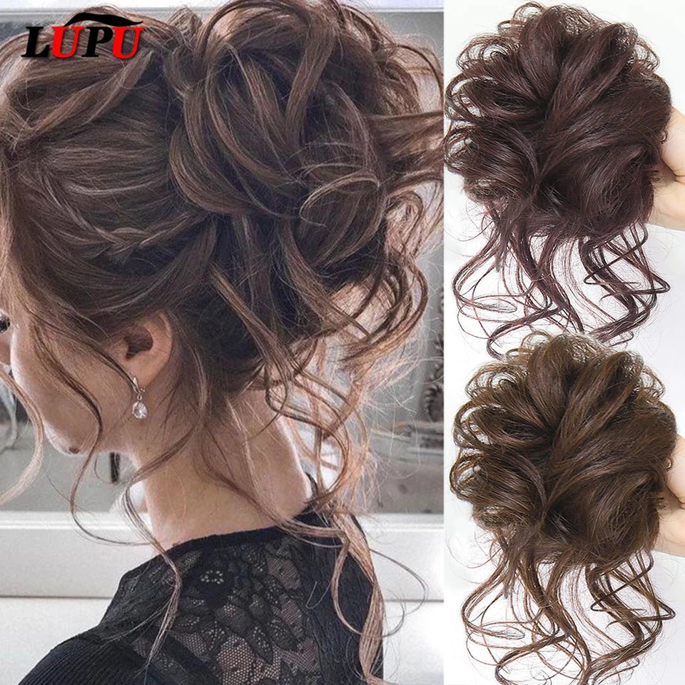 Rebe Human Hair Bun Updo Style
