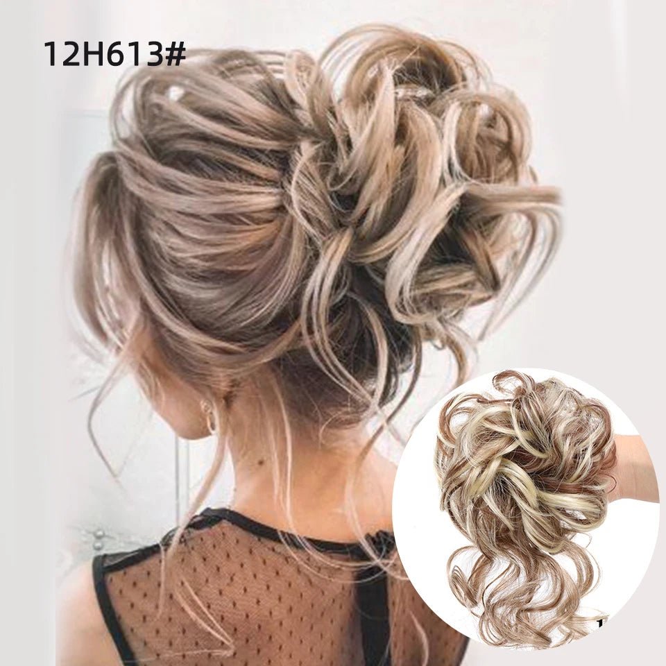 Rebe Human Hair Bun Updo Style