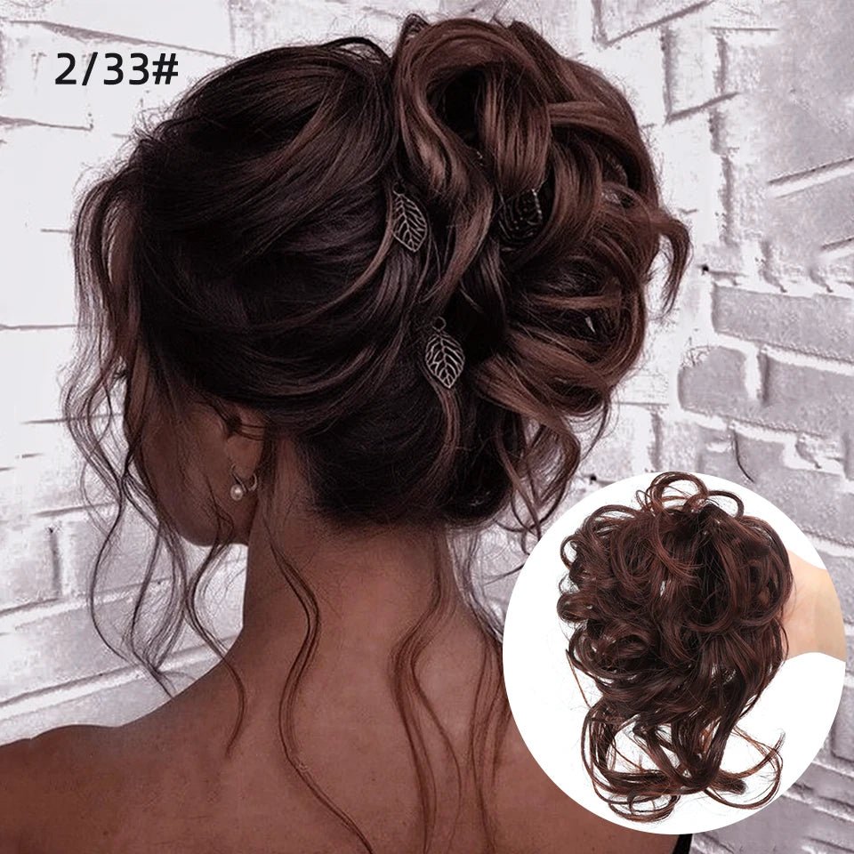 Rebe Human Hair Bun Updo Style