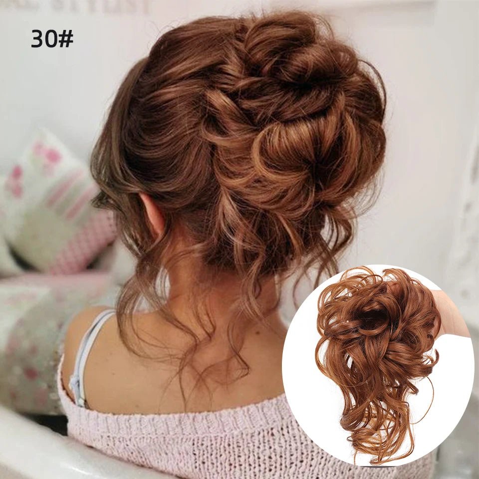 Rebe Human Hair Bun Updo Style
