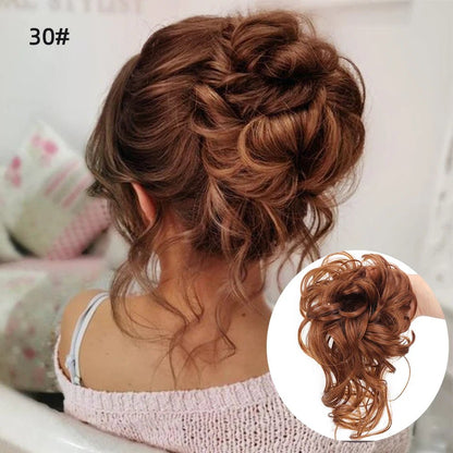 Rebe Human Hair Bun Updo Style