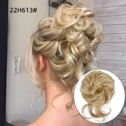 Rebe Human Hair Bun Updo Style