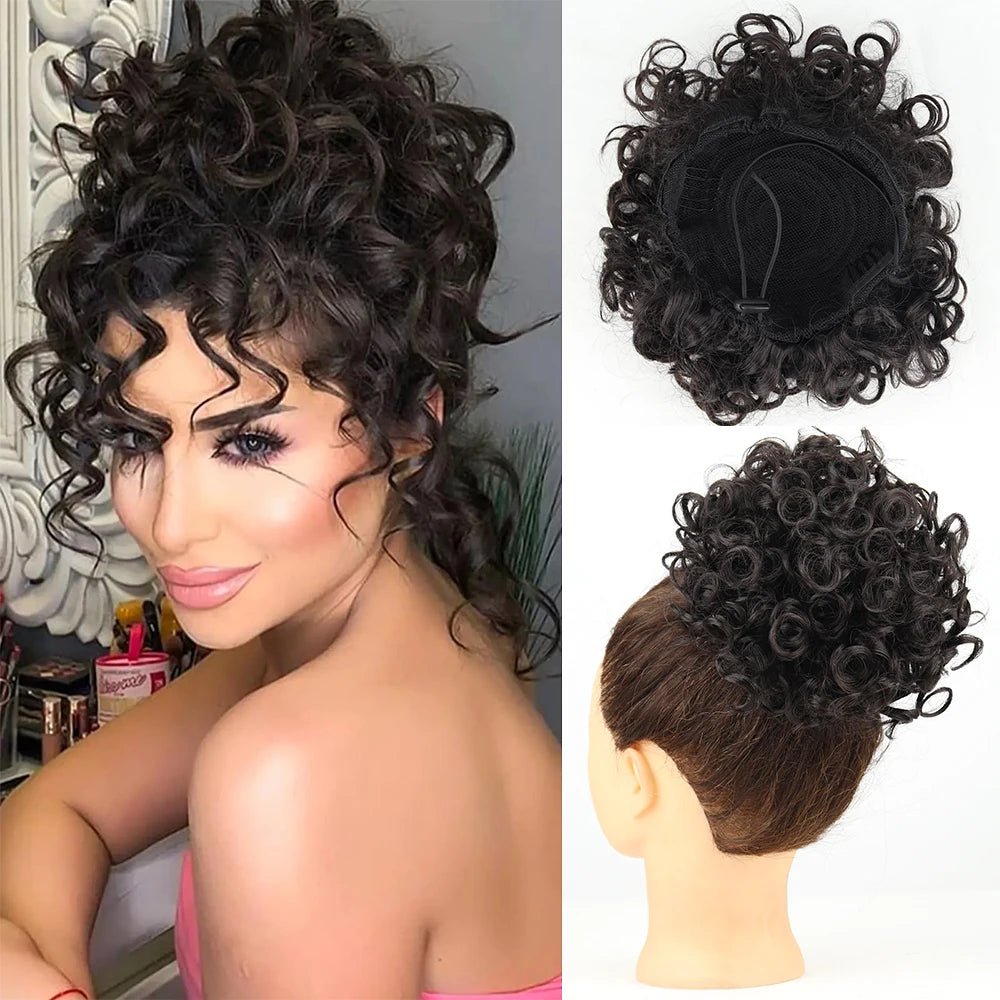 Selena Synthetic Hair Bun