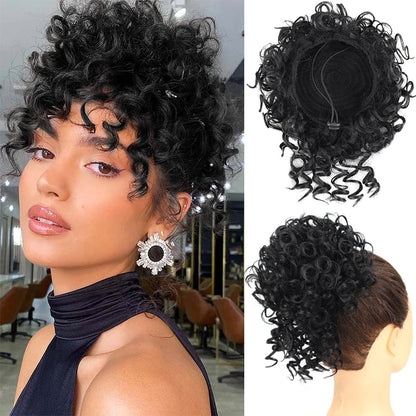 Selena Synthetic Hair Bun